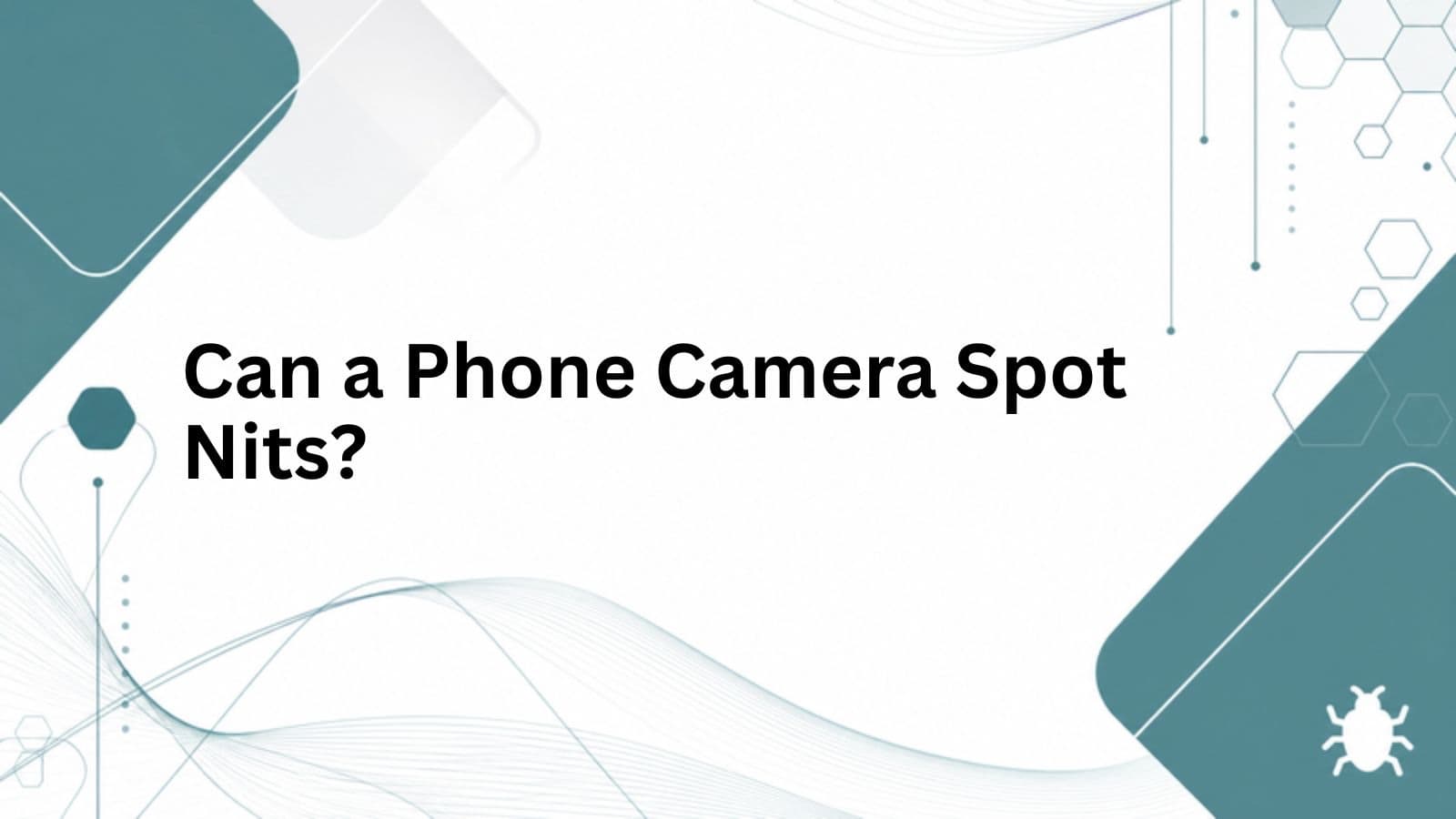 Can a Phone Camera Spot Nits? cover