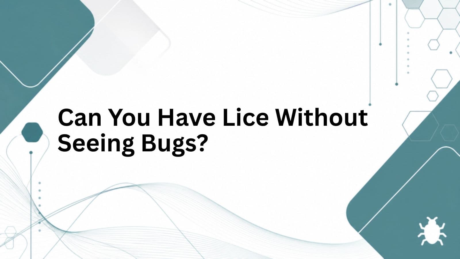 Branded cover for Can You Have Lice Without Seeing Bugs?