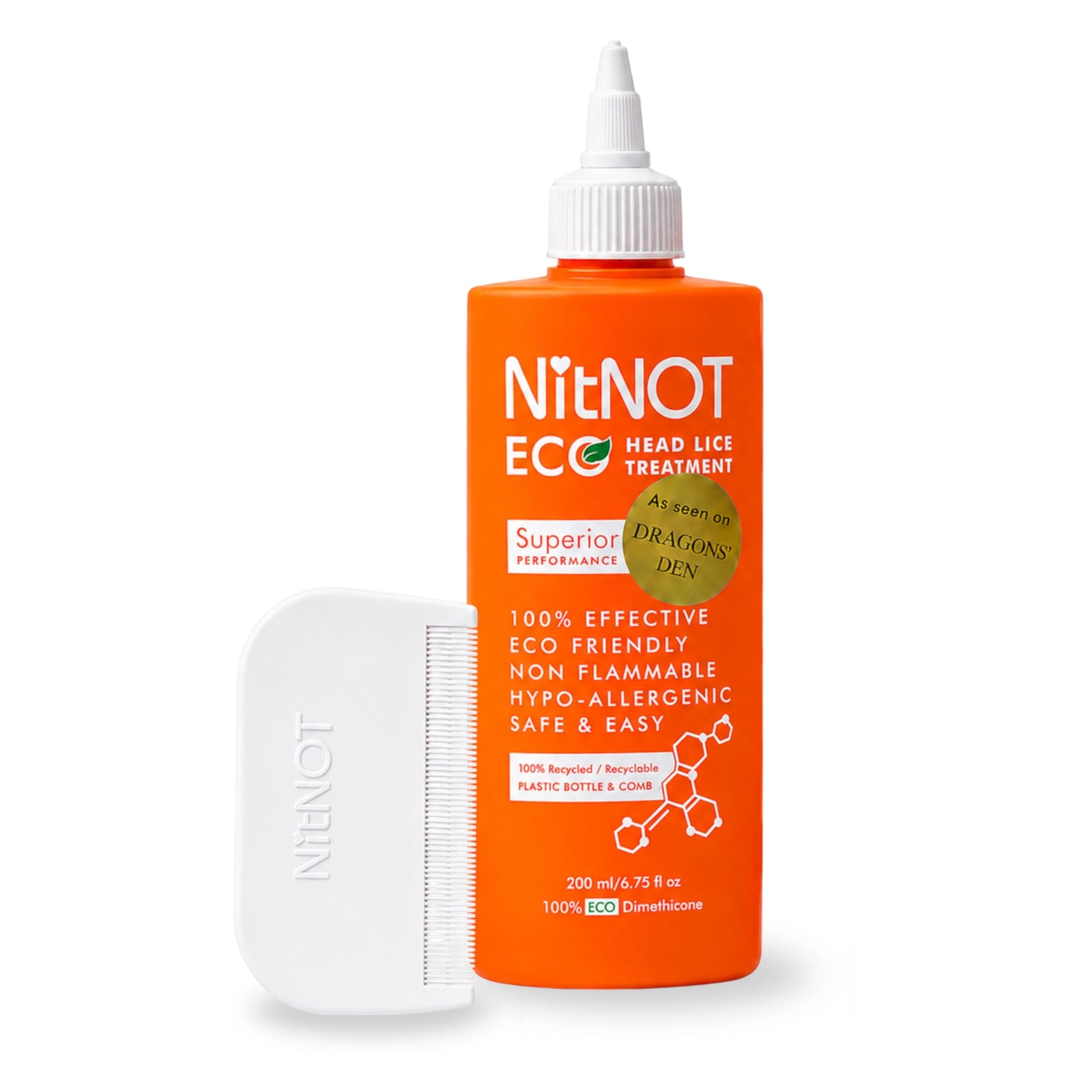 NitNOT Head Lice Treatment Serum product packaging