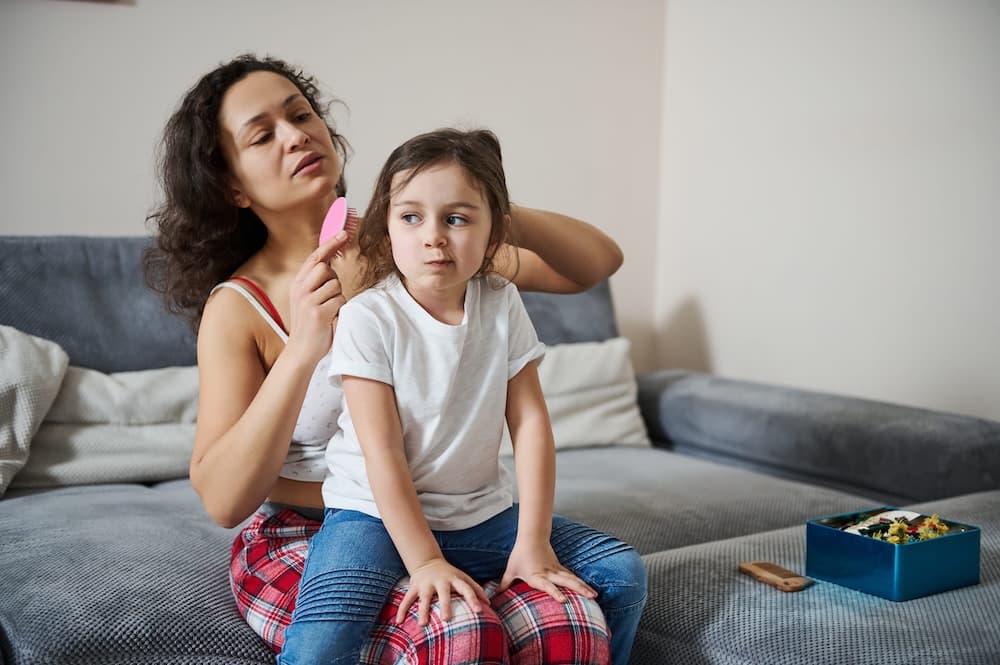 Head lice products and family hair care