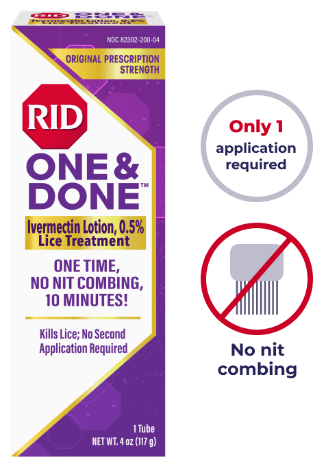 RID One & Done Ivermectin Lice Treatment image 1